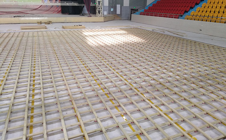 體育館專用運動木地板工程施工