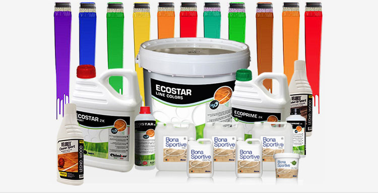 橡膠木木地板籃球館怎么翻新