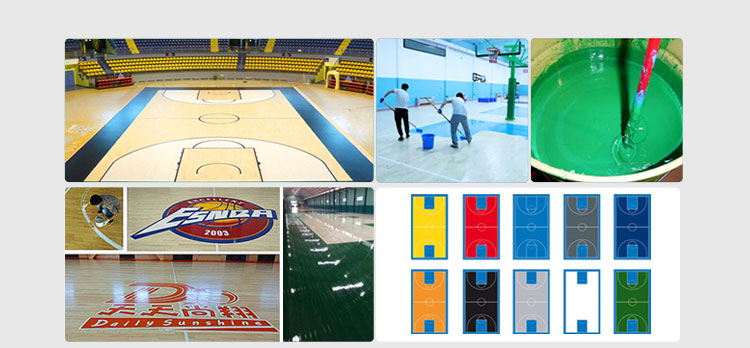 橡膠木木地板籃球館怎么翻新