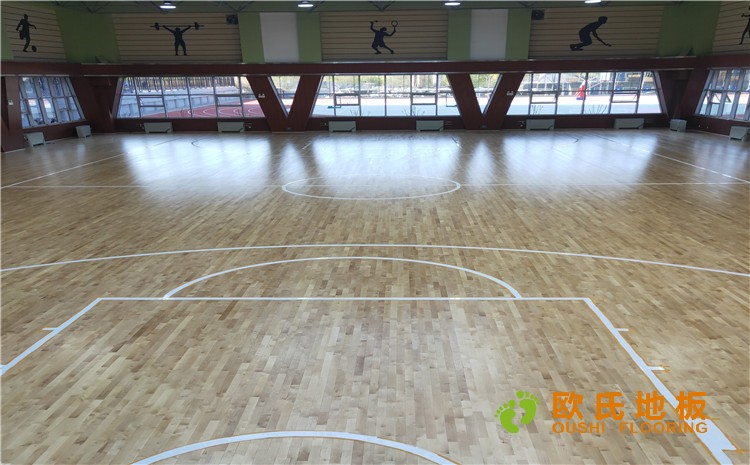 山西榆次王湖小學(xué)體育館木地板項(xiàng)目案例