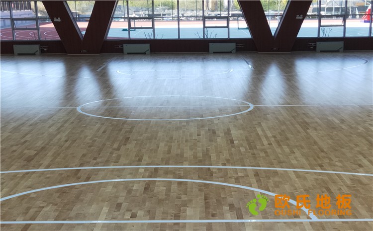 山西榆次王湖小學(xué)體育館木地板項(xiàng)目案例