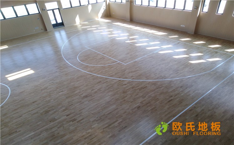 上海嘉定區小學體育館木地板案例