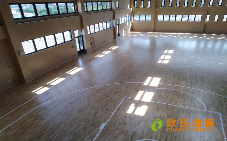 上海嘉定區小學體育館木地板案例