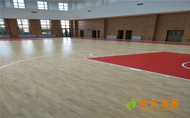 吉林梅河口市中心醫院舞臺加籃球館木地板項目